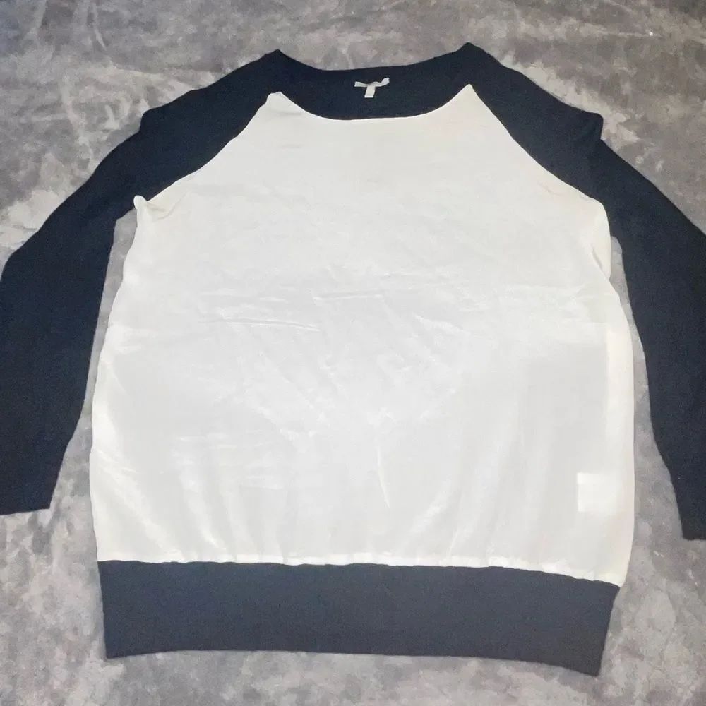 Joie Silk Color Block Top - Picture 5 of 12
